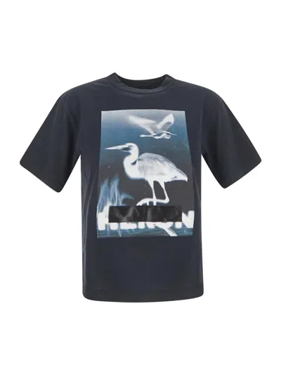 Heron Preston Censored Graphic-print T-shirt In Black