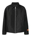 Heron Preston Collared Zip-up Jacket In Black
