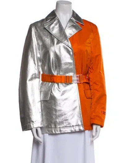 Pre-owned Heron Preston Colorblock Pattern Jacket W/ Tags