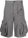 HERON PRESTON COTTON-BLEND CARGO SHORTS