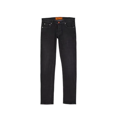 HERON PRESTON COTTON DENIM SLIM JEANS
