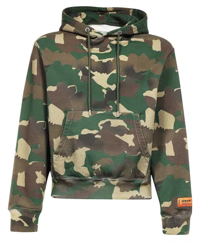 Heron Preston Cotton Hoodie In Multi