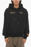 Heron Preston Cotton Hoodie With Patch Pocket