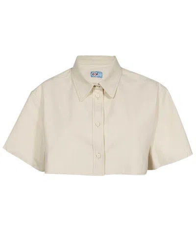 Heron Preston Cotton Shirt In White