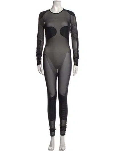 Pre-owned Heron Preston Crew Neck Jumpsuit In Black