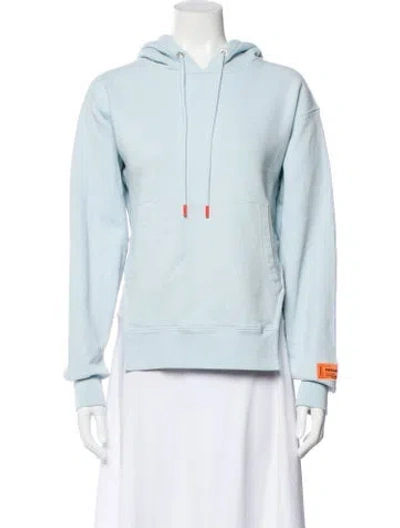 Pre-owned Heron Preston Crew Neck Sweater In Blue