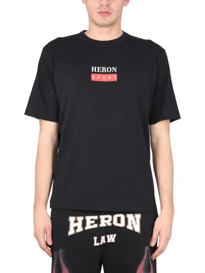 Heron Preston Logo-print Cotton T-shirt In Black