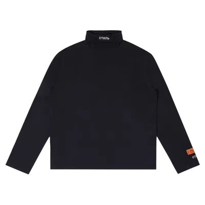 Pre-owned Heron Preston Ctnmb Long-sleeve Rollneck 'black' | Men's Size Xs
