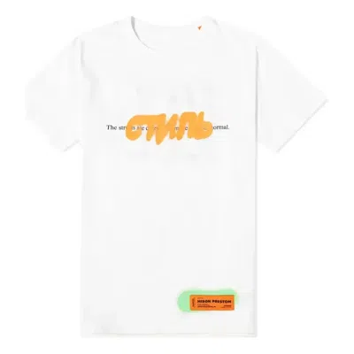 Heron Preston Ctnmb Spray Print T-shirt 'white'
