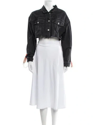 Pre-owned Heron Preston Denim Jacket In Black