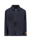 Heron Preston Denim Jacket In Black  