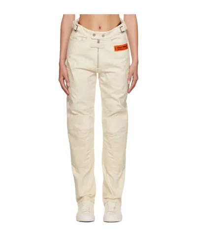 Heron Preston Double Pocket Slacks In Neutral