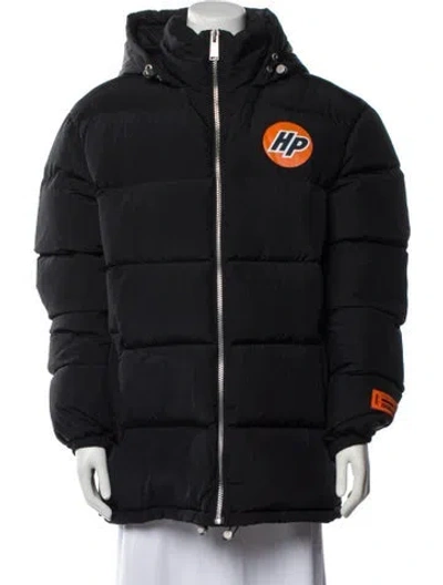 Pre-owned Heron Preston Down Jacket In Black