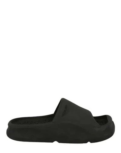 Heron Preston Eco Moulded Slider Woman Sandals Black Size 8 Rubber