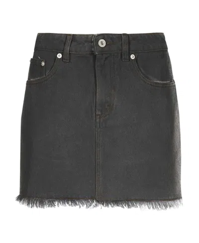 Heron Preston Emblem Skirt In Black