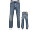 Heron Preston Ex Ray Mid Wash Jeans Blue In Blue