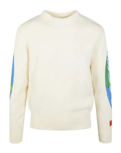 Heron Preston F Errythang Knit Crewneck Sweater Man Sweater Multicolored Size L Cotton In Fantasy