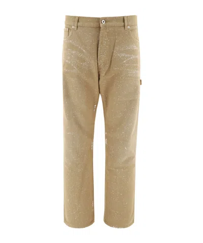 Heron Preston Five Pocket Slacks In Brown
