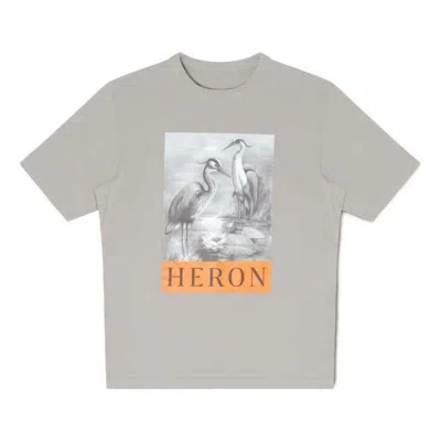 Heron Preston Fw22 Bw T-shirt 'grey' In Gray