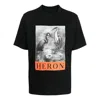 Heron Preston Os Heron Bw Logo Print T-shirt In Black