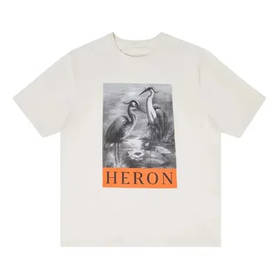 Heron Preston Fw22 Nf Heron Bw T-shir 'white Black' In Neutral
