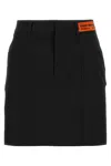 Heron Preston Black Cut Out Skirt