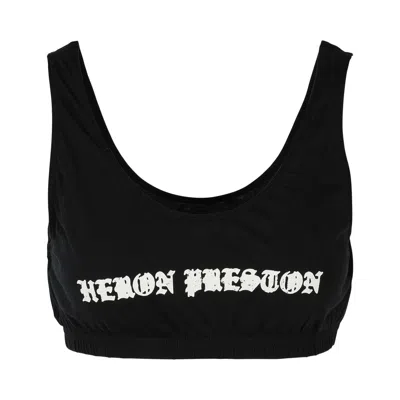 Pre-owned Heron Preston Gothic Tank Bra 'black/white' | Women's Size M