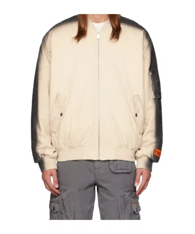 HERON PRESTON GRADIENT LONG SLEEVE COTTON COAT