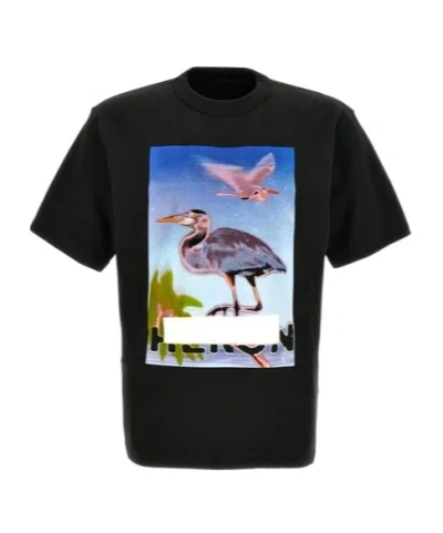 Heron Preston Graphic-print Cotton T-shirt In Black