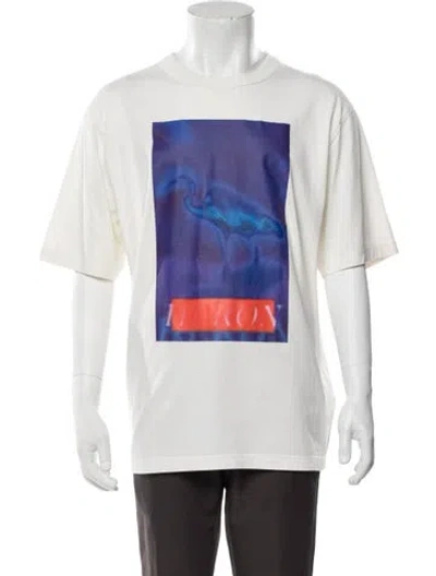 Pre-owned Heron Preston Graphic Print Crew Neck T-shirt In Multicolor