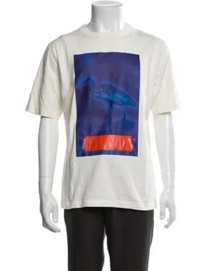 Pre-owned Heron Preston Graphic Print Crew Neck T-shirt In Multicolor