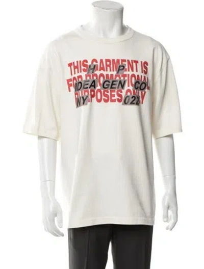 Pre-owned Heron Preston Graphic Print Crew Neck T-shirt In Neutral