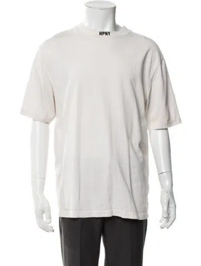 Pre-owned Heron Preston Graphic Print Crew Neck T-shirt In Neutrals
