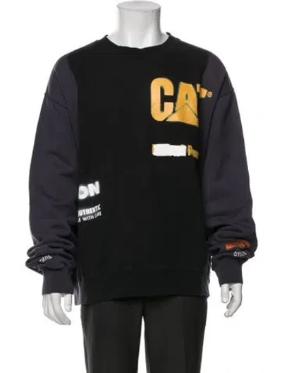 Pre-owned Heron Preston Graphic Print Jacket In Black