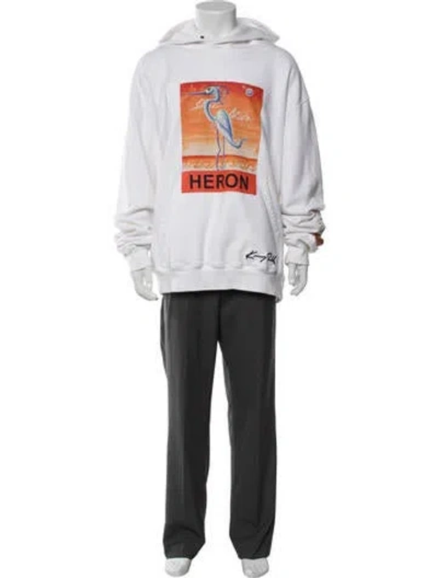 Pre-owned Heron Preston Graphic Print Jacket In White