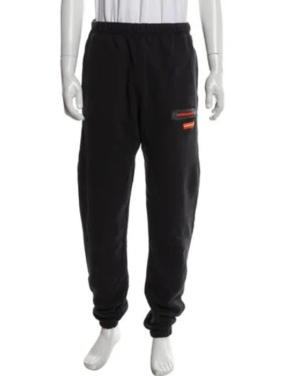 Pre-owned Heron Preston Graphic Print Lounge Bottoms In Gray