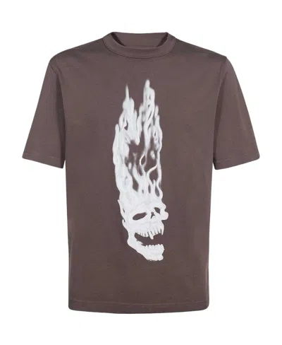 Heron Preston Graphic-print Short-sleeved T-shirt In Black