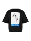 Heron Preston Heron Bird Painted Logo Padded T-shirt In Black