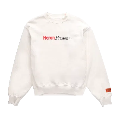 Pre-owned Heron Preston Heron Censored Crew 'white/multicolor'