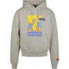 Heron Preston Heron Graphic Cotton Hoodie Pullover In Grey