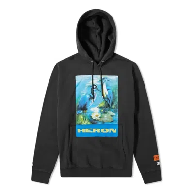 Heron Preston Heron Pop Over Hoodie 'black'
