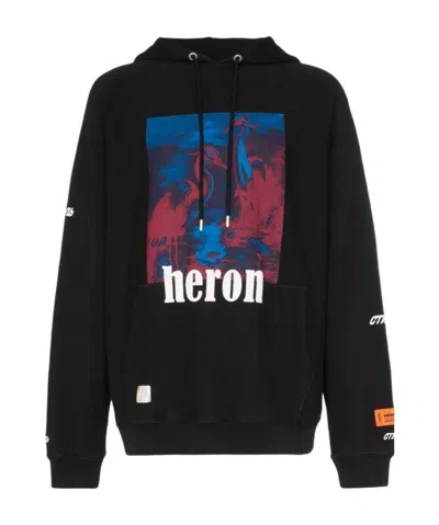 Heron Preston Heron Printed Sweater In Black