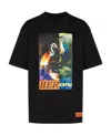 Heron Preston Heron Split Herons Prnt Ovs Ss Tee Blk O In Black
