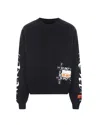 Heron Preston Printed Sweatshirt In Black