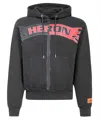 Heron Preston Hp Flaming Splitcotton Sweatshirt In Black