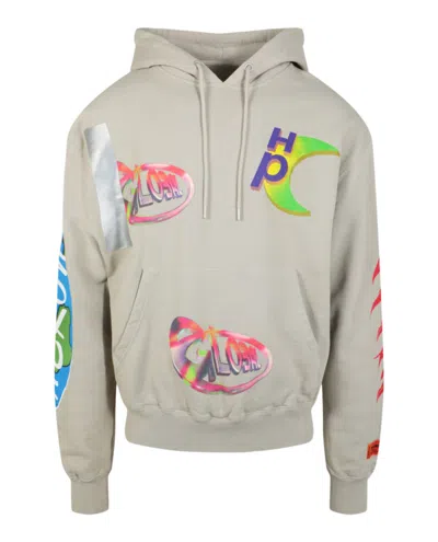 Heron Preston Hp Global Collage Hoodie In Fantasy