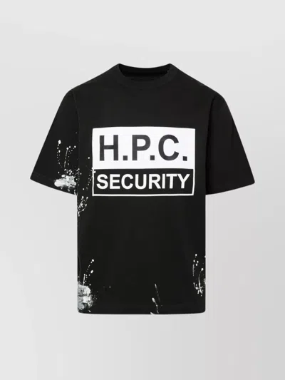 Heron Preston 'hpc Seurity Ss' Cotton T-shirt In Black