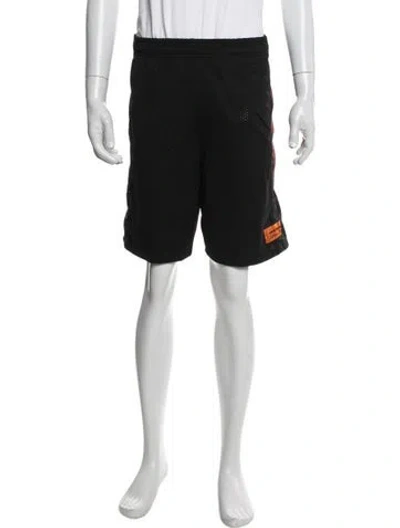 Pre-owned Heron Preston Jogger Shorts In Black