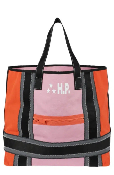 Heron Preston Hp Large Tote Bag In Pink Multi