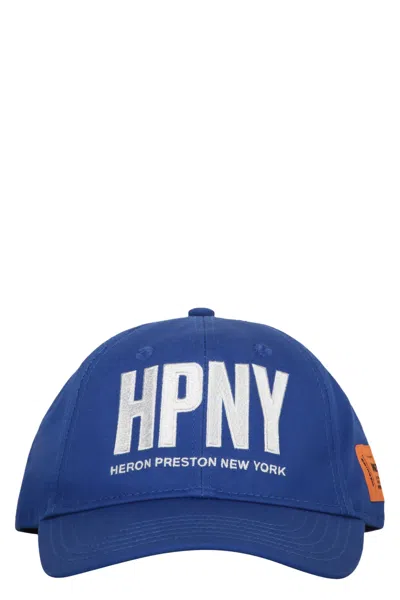 Heron Preston Logo Baseball Cap In Blue